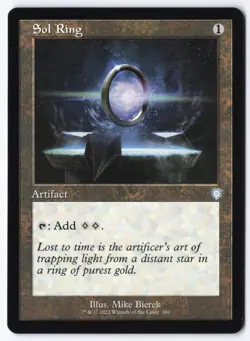 Sol Ring (Retro Frame) U Commander: The Brothers' War 160 NM - Image 1
