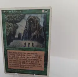 Sylvan Library MTG Core Set 4th Edition Regular HP - Image 2