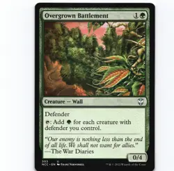 Overgrown Battlement U Commander: Streets of New Capenna 303 NM NCC - Image 1