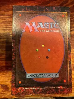Magic the Gathering 1995 White Border Deck Master Vintage MTG - Image 1