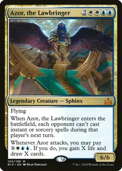 1x Azor, The Lawbringer - NM English MTG - Rivals of Ixalan - Image 1