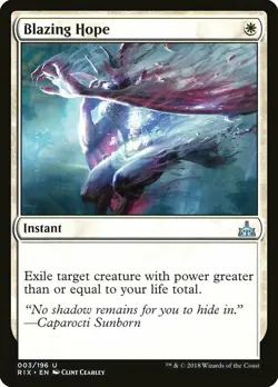 1x Blazing Hope - NM English MTG - Rivals of Ixalan - Image 1
