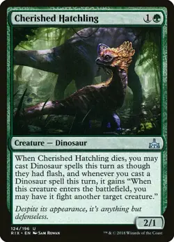 1x Cherished Hatchling - NM English MTG - Rivals of Ixalan - Image 1
