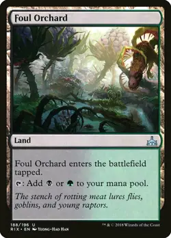 1x Foul Orchard - NM English MTG - Rivals of Ixalan - Image 1
