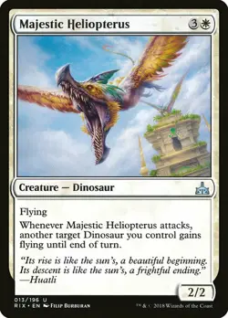 1x Majestic Heliopterus - NM English MTG - Rivals of Ixalan - Image 1