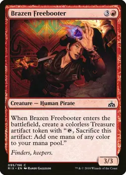 1x Brazen Freebooter - NM English MTG - Rivals of Ixalan - Image 1