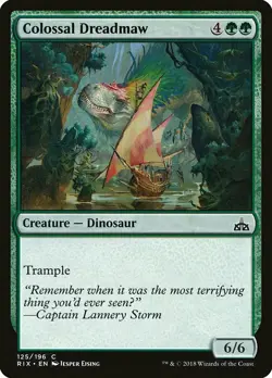 1x Colossal Dreadmaw - NM English MTG - Rivals of Ixalan - Image 1