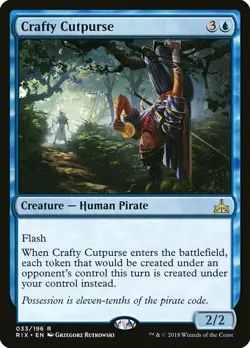 1x Crafty Cutpurse - NM English MTG - Rivals of Ixalan - Image 1