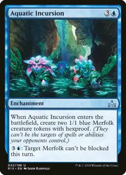 1x Aquatic Incursion - NM English MTG - Rivals of Ixalan - Image 1