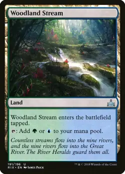 1x Woodland Stream - NM English MTG - Rivals of Ixalan - Image 1