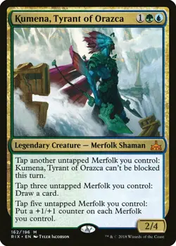 1x Kumena, Tyrant of Orazca - NM English MTG - Rivals of Ixalan - Image 1