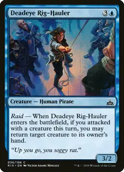 1x Deadeye Rig Hauler - NM English MTG - Rivals of Ixalan - Image 1