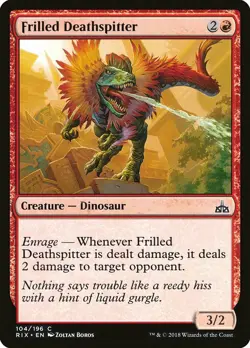 1x Frilled Deathspitter - NM English MTG - Rivals of Ixalan - Image 1