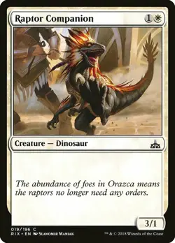 1x Raptor Companion - NM English MTG - Rivals of Ixalan - Image 1