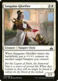 1x Sanguine Glorifier - NM English MTG - Rivals of Ixalan - Image 1