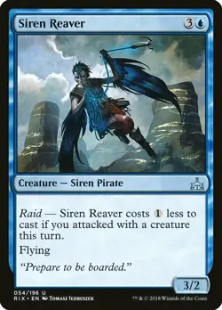 1x Siren Reaver - NM English MTG - Rivals of Ixalan - Image 1