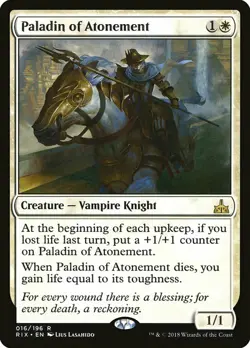 1x Paladin of Atonement - NM English MTG - Rivals of Ixalan - Image 1