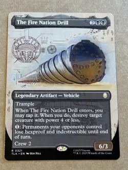 mtg borderless The Fire Nation Drill, Avatar the Last Airbender, unplayed - Image 1