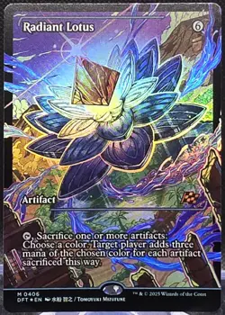 Radiant Lotus #406 Aetherdrift Borderless Foil Mythic - Image 1