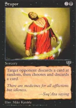 MTG - Stupor - Mirage - NM, English Magic FLAT RATE SHIP - Image 1