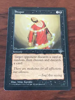 Magic the Gathering MTG Stupor x1 Mirage B3949 - Image 1