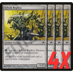 MTG Sylvok Replica (Scars of Mirrodin) 210/249 (NEAR MINT) (4X) - Image 1