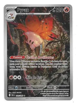 CARTE POKEMON PYRAX 100/086 120 PV SERIE ECARLATE ET VIOLET FOUDRE NOIRE NEUVE - Image 1