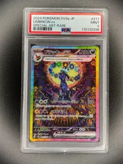 2024 Pokemon SV8a JP Umbreon Ex Special Art Rare #217 PSA 9 - Image 1