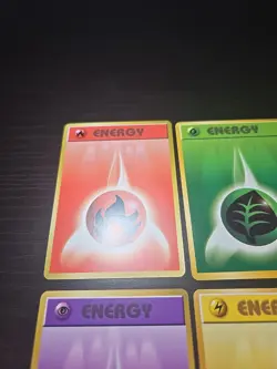 Pokemon TCG Vintage Base Japanese Complete Energy Lightning Water Psychic 1996 - Image 3