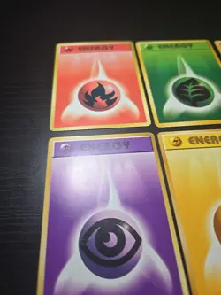 Pokemon TCG Vintage Base Japanese Complete Energy Lightning Water Psychic 1996 - Image 5