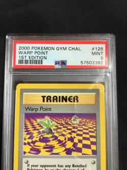 Pokemon: Gym Challenge 1st Edition Common: Warp Point 126/132 PSA 9 - Image 3