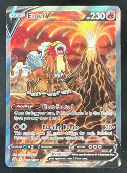 2023 Pokemon Sword & Shield Crown Zenith Galarian Gallery #GG36/GG70 Entei V - Image 1