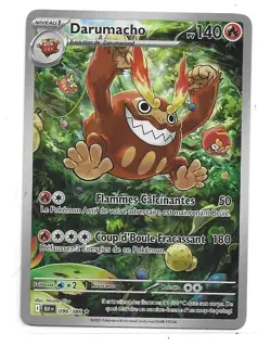 CARTE POKEMON DARUMACHO 098/086 140 PV SERIE ECARLATE ET VIOLET FOUDRE NOIRE NEU - Image 1