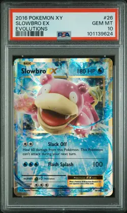 Slowbro EX - 26/108 - Ultra Rare - XY Evolutions - PSA 10 - Pokemon TCG - Image 1