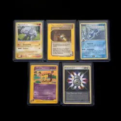 5x Pokemon Karten 1x Reverse Vintage Sammlung gemischt div. Set TCG non Holo #29 - Image 2