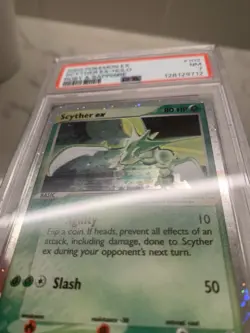 2003 Pokemon EX Scyther Holo Ruby & Sapphire 102/109 PSA 7 NM Vintage - Image 2