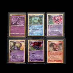 6x Pokemon Karten 1x Holo Sammlung teilw. Vintage gemischt TCG non Holo #28 - Image 2