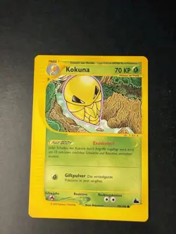 Pokemon TCG Kakuna Skyridge 70/144 Regular Common Kokuna Pokemon Card - Image 1