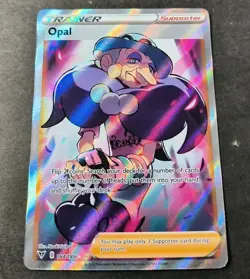Pokemon Vivid Voltage Opal Full Art Holo Trainer Card 184/185 NM - Image 1
