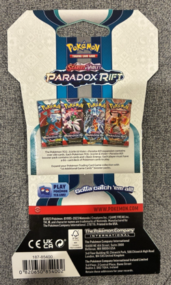 Pokemon TCG: Paradox Rift Sleeved Booster Pack - New - Garchomp Art Variant - Image 2