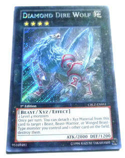 Yu-Gi-Oh ! - DIAMOND DIRE WOLF - CBLZ-EN051 - SECRET RARE - Image 1