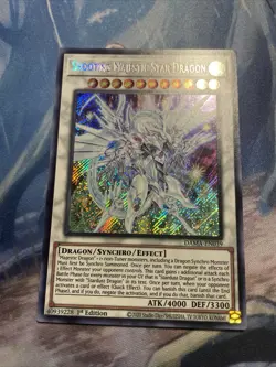 YUGIOH - Shooting Majestic Star Dragon 1st Edition DAMA-EN039 Secret Rare - MINT - Image 4