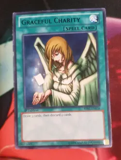 Yu-Gi-Oh! Graceful Charity BP01-EN036 1st Edition Light Play - Image 1