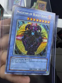 Yugioh Magician Of Black Chaos PP01-EN001 Secret Rare Played - Image 2