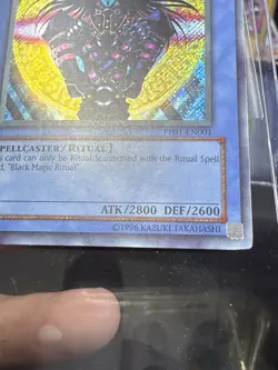 Yugioh Magician Of Black Chaos PP01-EN001 Secret Rare Played - Image 4