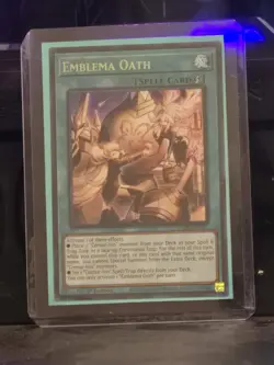 Emblema Oath VASM-EN021 Valiant Smashers Yu-Gi-Oh 1st Edition - Image 1