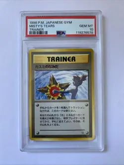 Misty‘s Tears | Banned Card | PSA 10 Mint | Gym Heroes Japanese | Pokemon TCG - Image 1