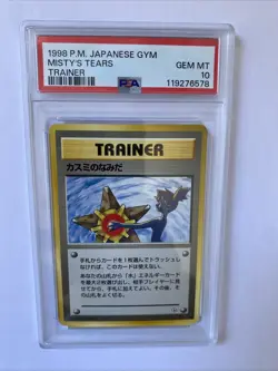 Misty‘s Tears | Banned Card | PSA 10 Mint | Gym Heroes Japanese | Pokemon TCG - Image 3