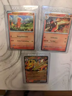 Pokemon Charmander Charmeleon And Charizard Card Lot - Image 1