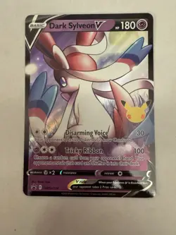 Pokemon: DARK Sylveon V SWSH134 Black Star Promo Card NM/M - Image 1